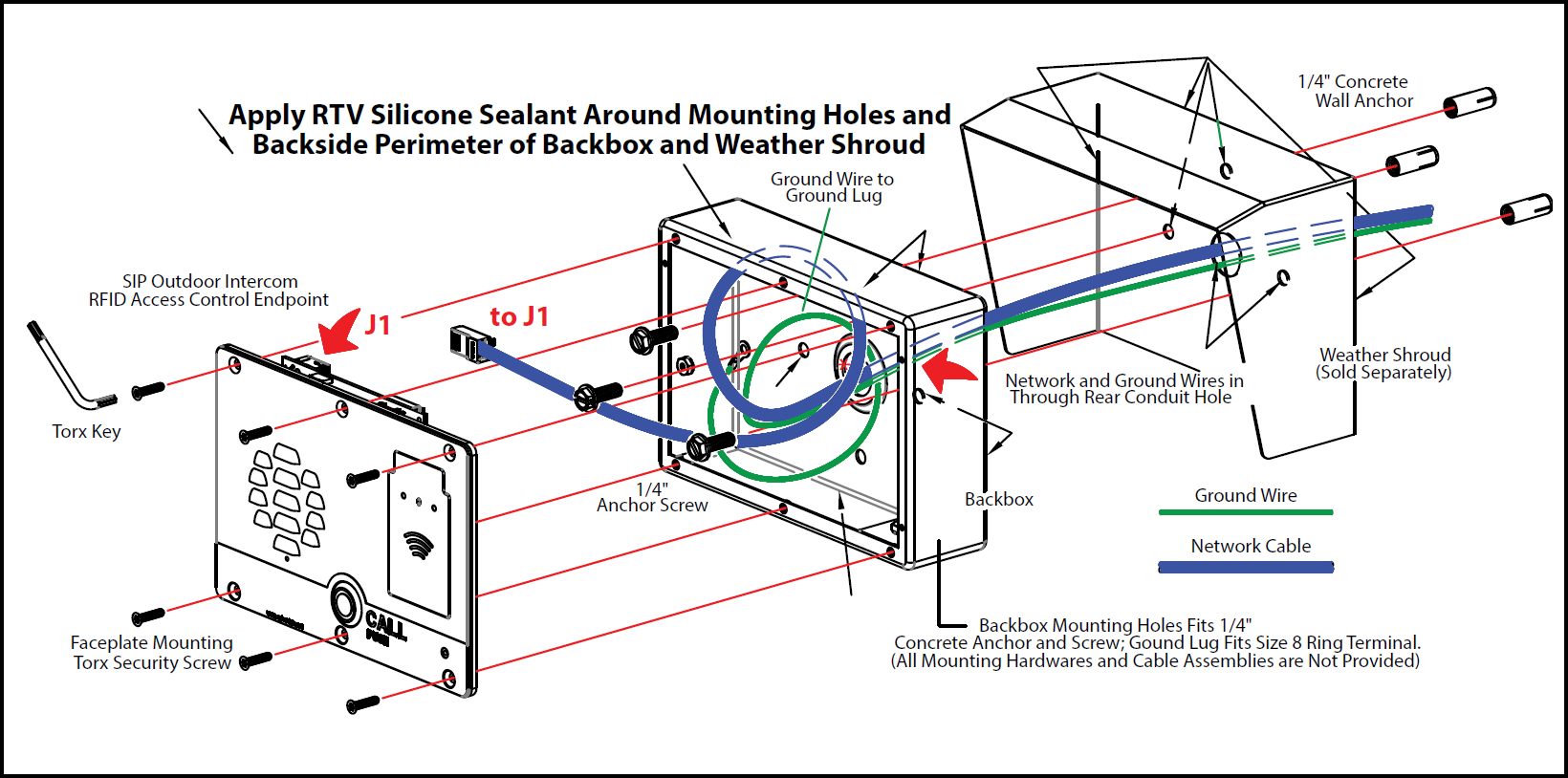 011477 SIP Outdoor Intercom with RFID – CyberData Corporation